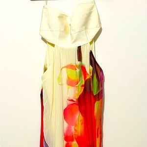 Watercolor maxi dress